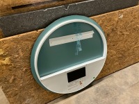 Battery Powered 600mm Round LED Mirror (Requires 8 x AA Batteries) - 2
