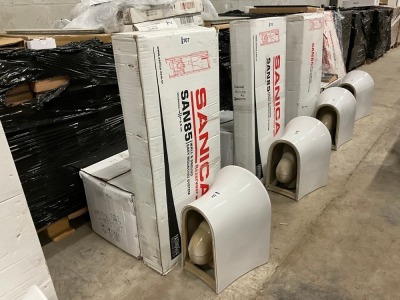 SANI 85 WALL & GROUND EASY MOUNTING SYSTEM AND WALL HUNG PAN