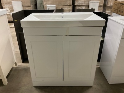 FLOOR STANDING VANITY UNIT & BASIN