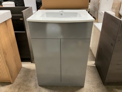 FLOOR STANDING VANITY UNIT & BASIN
