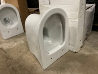 Wall Hung Toilet Bundle Inc. 100-120cm Wall Hung Frame, Flush Plate and Rimless Wall Hung WC with Soft Closing Seat - 3