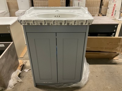 FLOOR STANDING VANITY UNIT & BASIN