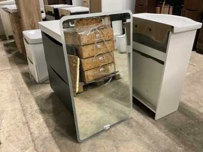 APPROX. 1000 x 600mm BATHROOM MIRROR MI-1004L