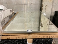 1000mm x 600mm Back Lit LED Mirror with Sensor on/off, colour change and heated demister pad - 5