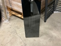 Black Chrome Thermostatic Shower Tower with Rain Head Body Jets and Hand Shower - 3
