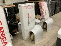 Wall Hung Toilet Bundle Inc. 100-120cm Wall Hung Frame, Black Flush Plate and Rimless Wall Hung WC&nbsp;