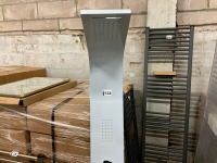 Black Chrome Thermostatic Shower Tower with Rain Head Body Jets and Hand Shower - 2