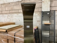 Chrome Thermostatic Shower Tower with Rain Head, Waterfall Head, Body Jets and Hand Shower (Damaged) - 2