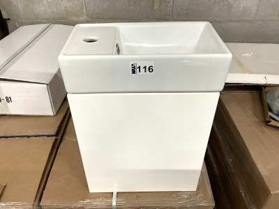 WALL HUNG VANITY UNIT & BASIN