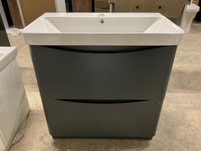 FLOOR STANDING VANITY UNIT & BASIN