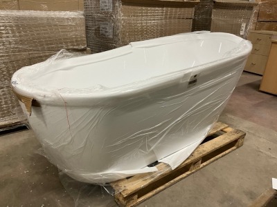VIKTOR BENSON CALI MODERN STYLE FREESTANDING SLIPPER BATH
