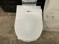 Wall Hung Toilet Bundle to Include 100-120cm Wall Hung Frame, Flush Plate and Rimless Wall Hung WC with Soft Closing Seat - 4