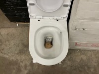 Wall Hung Toilet Bundle to Include 100-120cm Wall Hung Frame, Flush Plate and Rimless Wall Hung WC with Soft Closing Seat - 7