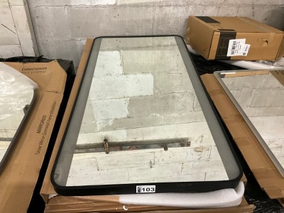 BLACK FRAME BATHROOM MIRROR MI-6002LVI