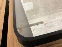 1200mm x 600mm Black Frame LED Mirror with sensor on/off and Heated Demister Pad - Horizontal Or Portrait (Damaged) - 5