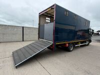 IVECO 75E16 7.5 TON AUTOMATIC 3 STALL HORSE BOX LORRY ON AIR - 40