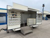 APPROX. 12ft x 6ft BUTLER TWIN AXLE EXHIBITION DISPLAY BOX TRAILER&nbsp;