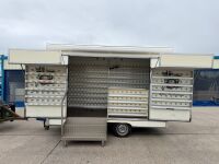 APPROX. 12ft x 6ft BUTLER TWIN AXLE EXHIBITION DISPLAY BOX TRAILER&nbsp; - 2
