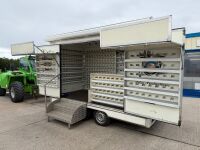 APPROX. 12ft x 6ft BUTLER TWIN AXLE EXHIBITION DISPLAY BOX TRAILER&nbsp; - 3