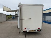 APPROX. 12ft x 6ft BUTLER TWIN AXLE EXHIBITION DISPLAY BOX TRAILER&nbsp; - 4