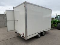 APPROX. 12ft x 6ft BUTLER TWIN AXLE EXHIBITION DISPLAY BOX TRAILER&nbsp; - 5