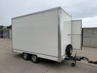 APPROX. 12ft x 6ft BUTLER TWIN AXLE EXHIBITION DISPLAY BOX TRAILER&nbsp; - 7