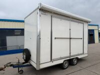 APPROX. 12ft x 6ft BUTLER TWIN AXLE EXHIBITION DISPLAY BOX TRAILER&nbsp; - 29