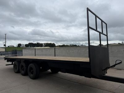 APPROX. 26FT TRI AXLE FLAT TRAILER&nbsp;
