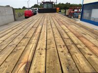 APPROX. 26FT TRI AXLE FLAT TRAILER&nbsp; - 14
