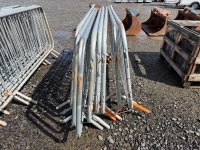 APPROX. 8No. GALVANISED PEDESTRAIN BARRIERS - 2