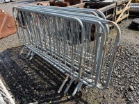 APPROX. 8No. GALVANISED PEDESTRAIN BARRIERS - 3