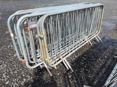 APPROX. 10No. GALVANISED PEDESTRIAN BARRIERS