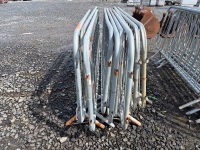 APPROX. 10No. GALVANISED PEDESTRIAN BARRIERS - 2