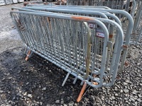 APPROX. 10No. GALVANISED PEDESTRIAN BARRIERS - 3