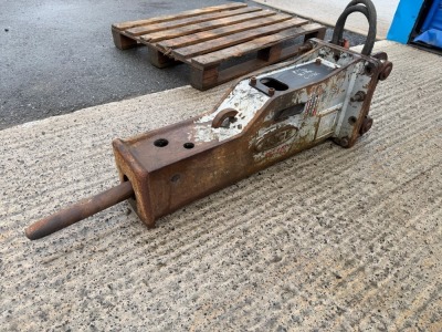 AJCE AB-200M HYDARULIC ROCK HAMMER TO SUIT 3-4 TON MINI DIGGER