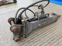 HYDRAULIC ROCK HAMMER TO SUIT 3-4 TON MINI DIGGER - 3