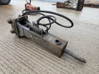 HYDRAULIC ROCK HAMMER TO SUIT 3-4 TON MINI DIGGER - 5
