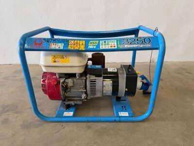 PRAMAC 3250 2.4KVA PETROL GENERATOR