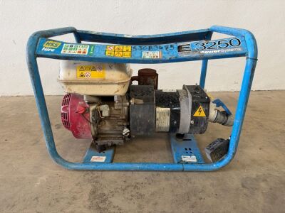 PRAMAC 3250 2.4KVA PETROL GENERATOR