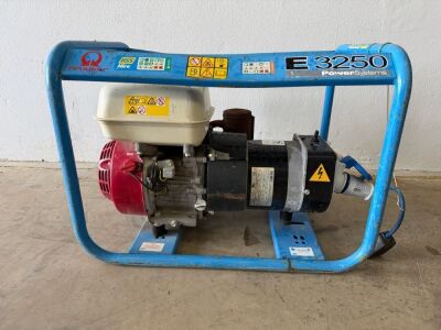 PRAMAC 3250 2.4KVA PETROL GENERATOR
