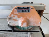 EINHELL 200/1 240v TILE CUTTING WATER TABLE SAW - 2