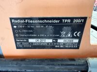 EINHELL 200/1 240v TILE CUTTING WATER TABLE SAW - 3