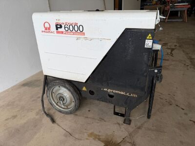 PRAMAC P6000 6KVA MOBILE DIESEL GENERATOR