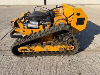 UNUSED VELON AT1000 REMOTE CONTROL TRACKED LAWNMOWER - 2