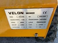 UNUSED VELON AT1000 REMOTE CONTROL TRACKED LAWNMOWER - 10