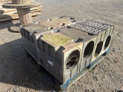 PALLET TO INC. UNUSED ACO 500mm ROAD DRAINS CHANNEL