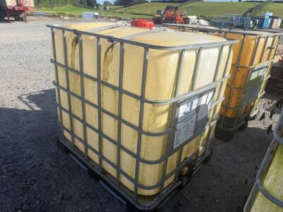 APPROX. 1000lt PLASTIC IBC CUBE