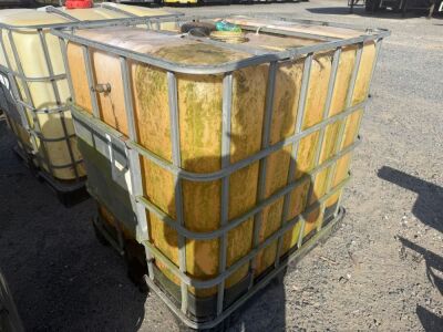 APPROX. 1000lt PLASTIC IBC CUBE