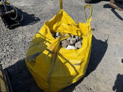 LARGE SACK TO INC. APPROX. COBBLES