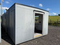 APPROX. 40ft x 12ft OPEN PLAN STEEL CLAD OFFICE